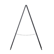 Black Wood A-Frame Magnetic Chalkboard Set-Markers Stencils and Magnets
