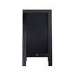 Black Wood A-Frame Magnetic Chalkboard Set-Markers Stencils and Magnets