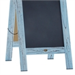 Indoor/Outdoor 40x20 Freestanding Robin Blue Wood A-Frame Magnetic Chalkboard