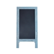 Indoor/Outdoor 40x20 Freestanding Robin Blue Wood A-Frame Magnetic Chalkboard