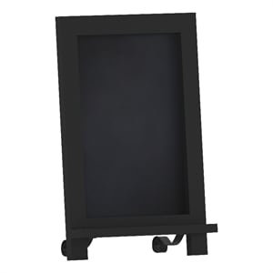 9.5&quot x 14&quot Freestanding Tabletop or Wall Mount Magnetic Chalkboard-Black