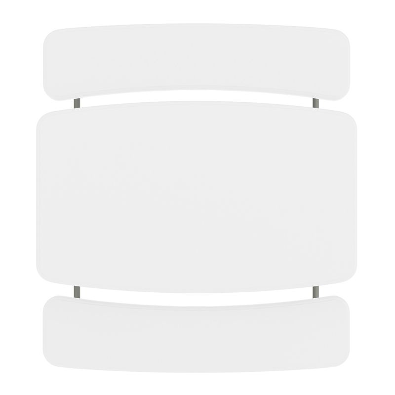 Indoor/Outdoor Commercial Grade Kids White Folding Picnic Table with Benches