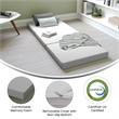 Flash Furniture Tri-Fold Cooling Memory Foam Cot Mattress in a Box