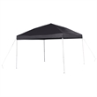 10'x10' Black Weather Resistant Easy Up Event Straight Leg Instant Canopy Tent