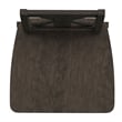 Commercial 360 Swivel Wood Bar Height Stool in Gray Wash Walnut