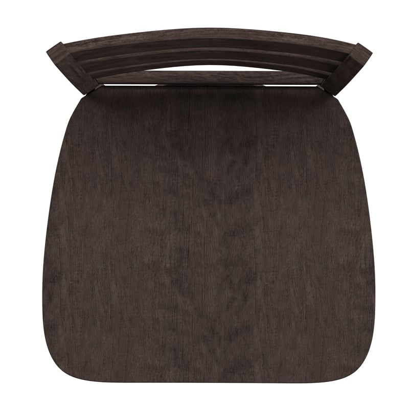 Commercial Wooden Swivel Counter Height Stool in Gray Wash Walnut