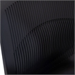 Commercial Grade 770 LB. Capacity Plastic Stack Chair with Lumbar Support-Black