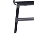 2 Pack Commercial Rustic Black Industrial Style Wood Dining Chair