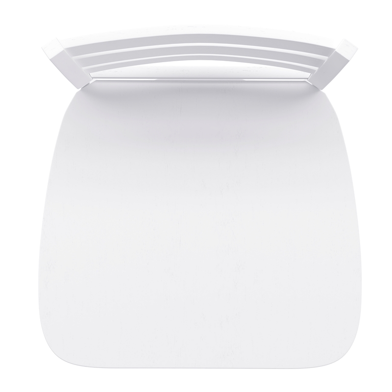 Commercial Wooden Swivel Bar Height Stool in Antique White Wash