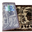 Wildlife Themed Plush Indoor Area Rug in Shades of Brown - 2' x 7'