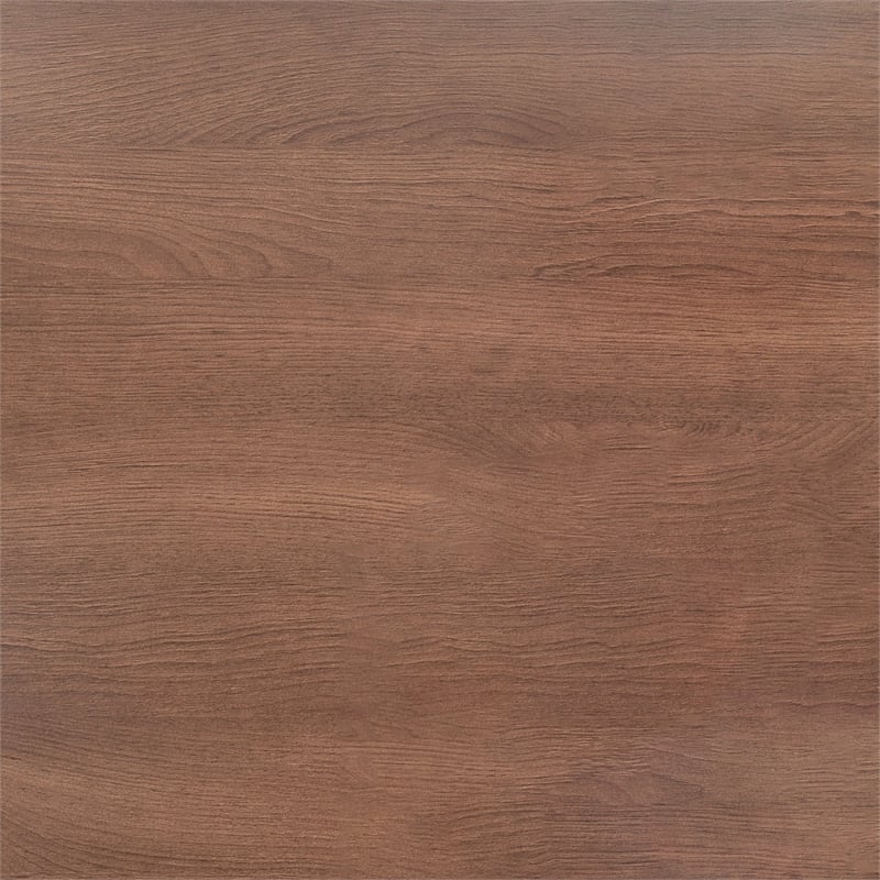 Commercial Right Side Single Pedestal Desk-3 Locking Drawers in Walnut-30x60