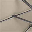 Commercial 9 FT 32 LED Light Solar Umbrella with Crank and Tilt Function in Tan