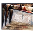 Wandering Bear and Cub Rustic Olefin Area Rug in Brown - Jute Backing - 6' x 9'