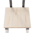 2 Pack Commercial Rustic Antique White Industrial Style Wood Dining Barstool