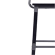 2 Pack Commercial Rustic Black Industrial Style Wood Dining Barstool