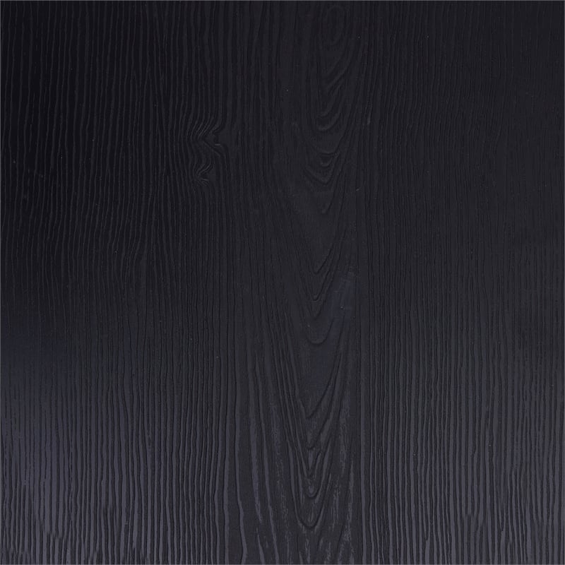 All-Weather Black Commercial Backless Counter Stools-Black Poly Seat-4 PK