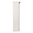 Farmhouse Storage Cabinet with Adjustable Shelves and Sliding Barn Door - White