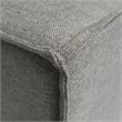Flash Furniture Contemporary Modular Sectional Sofa Ottoman in Gray Fabric