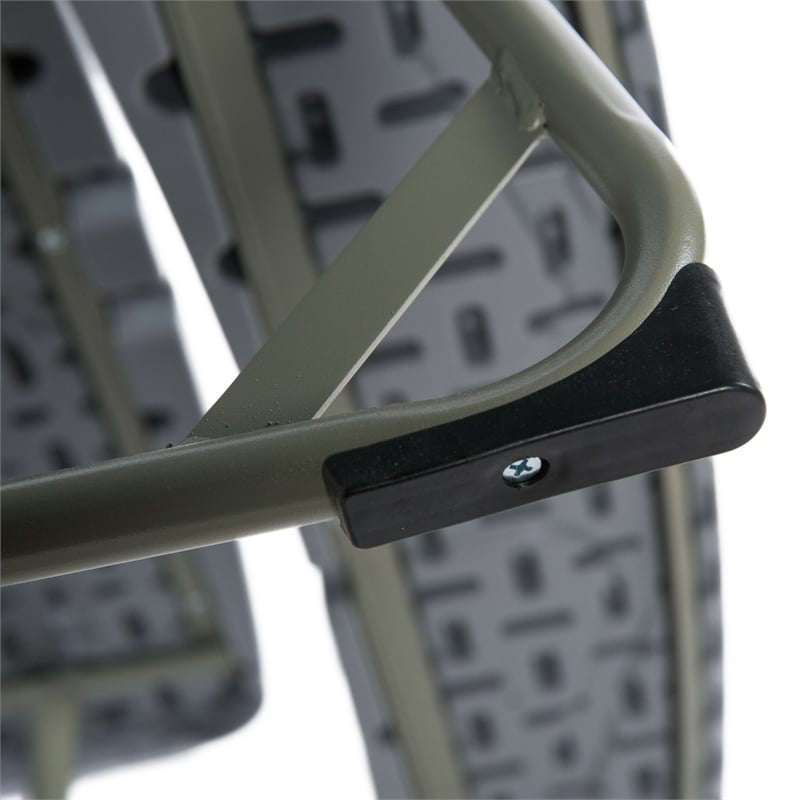 Indoor/Outdoor Commercial Grade Kids Gray Folding Picnic Table with Benches