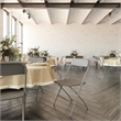 Spacious & Contoured Commercial Wide & Tall Gray Plastic Folding Chairs-4 Pack