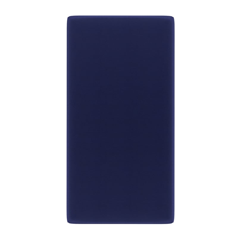 Liquid-Resistant Memory Foam Twin Cooling Mattress with Zippered Cover in Blue