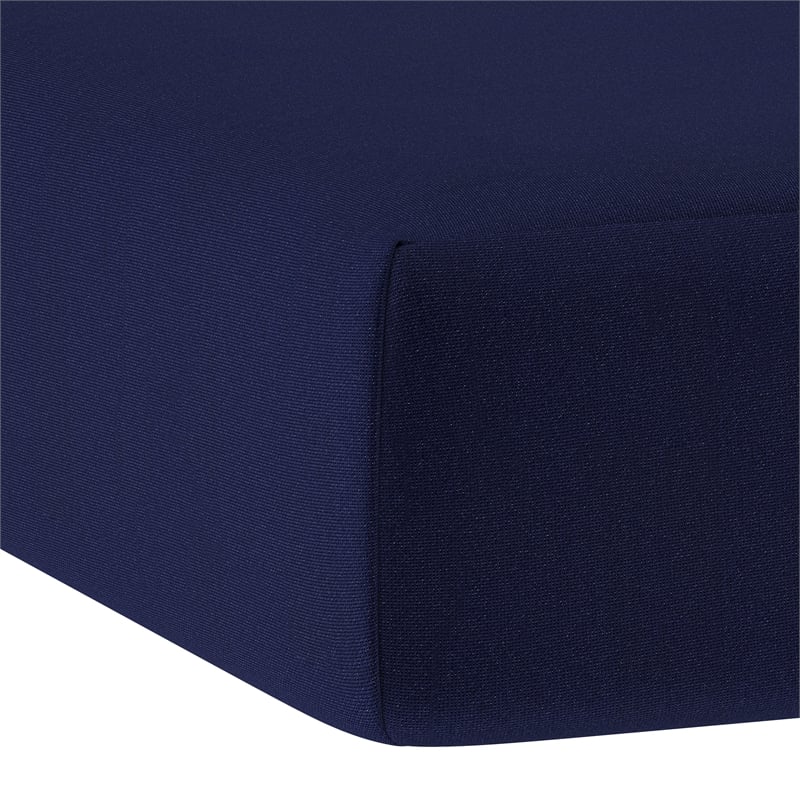 Liquid-Resistant Memory Foam Twin Cooling Mattress with Zippered Cover in Blue