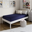 Liquid-Resistant Memory Foam Twin Cooling Mattress with Zippered Cover in Blue