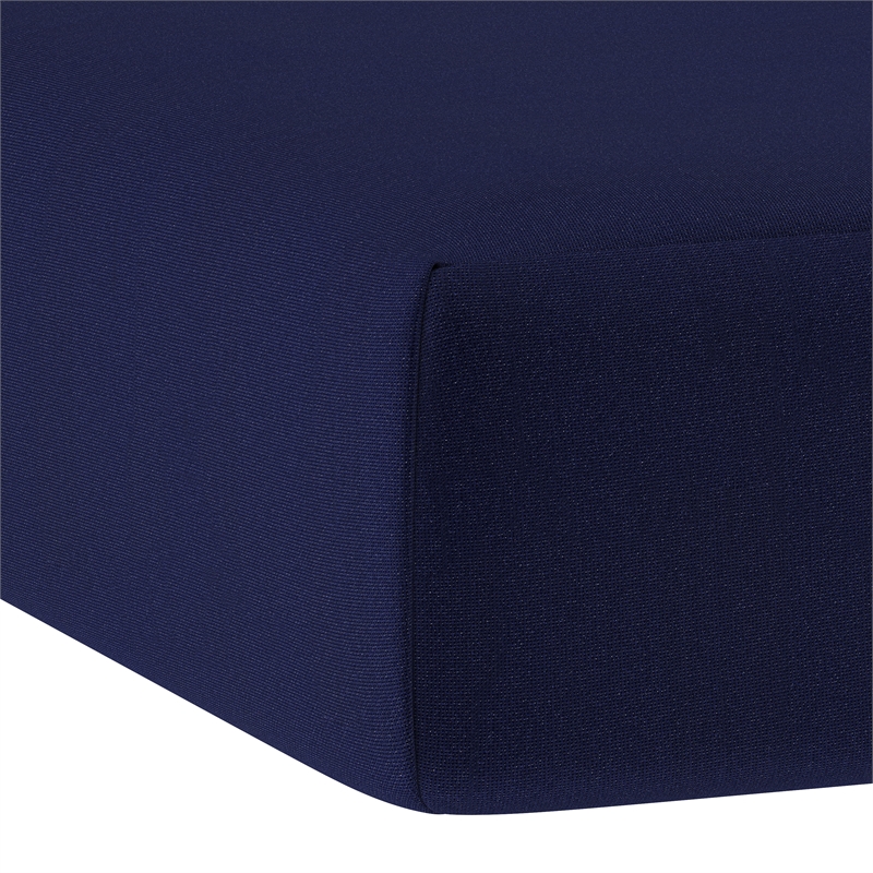 Liquid-Resistant Memory Foam Twin XL Cooling Mattress w/ Zippered Cover in Blue