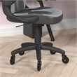 Office Gaming Chair with Skater Wheels & Flip Up Arms - Gray LeatherSoft