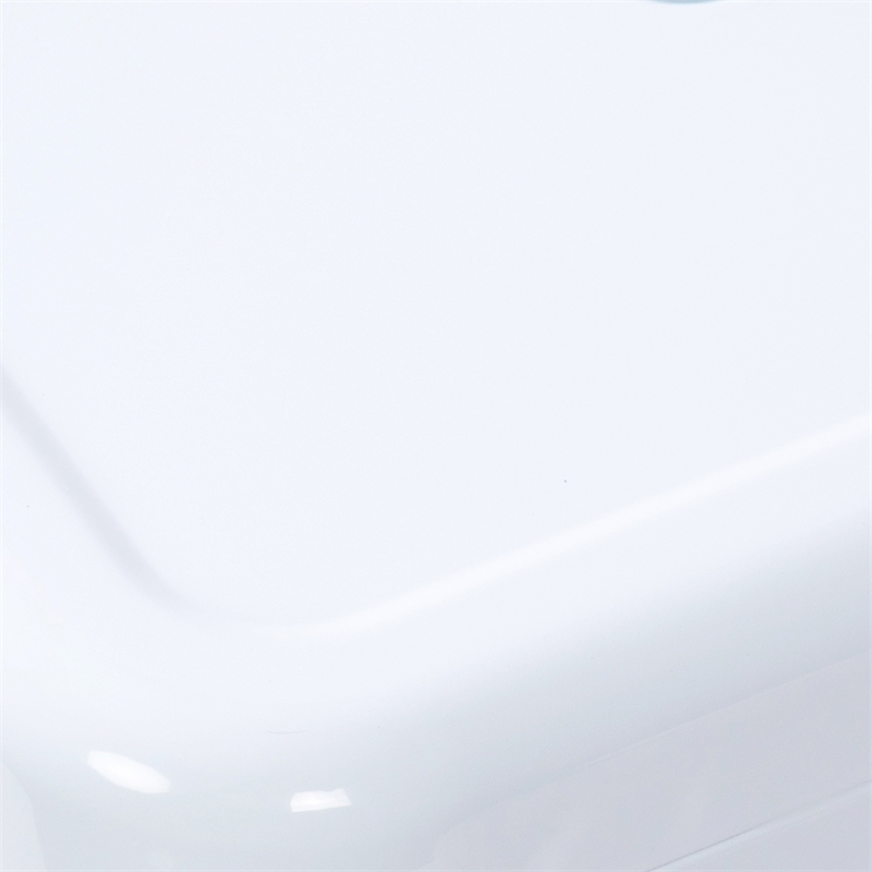 18 Inch Table Height Indoor Stackable Metal Dining Stool in White-Set of 4