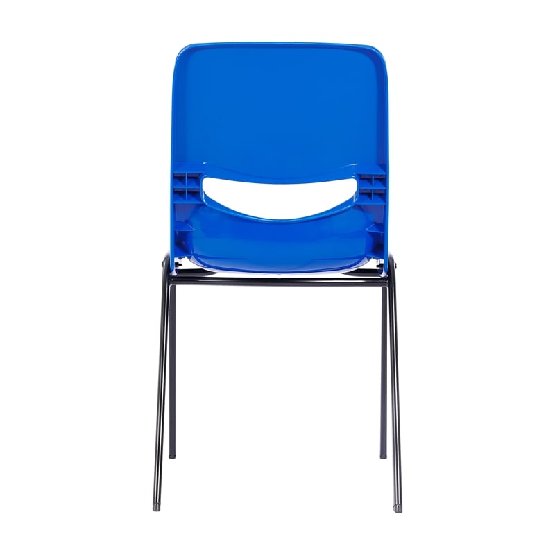 Ergonomic Heavy-Duty Flex Comfort Classroom Stack Chair in Navy
