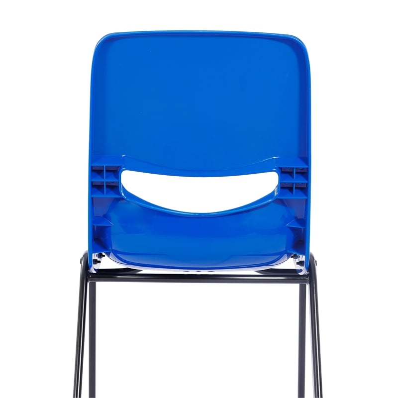 Ergonomic Heavy-Duty Flex Comfort Classroom Stack Chair in Navy