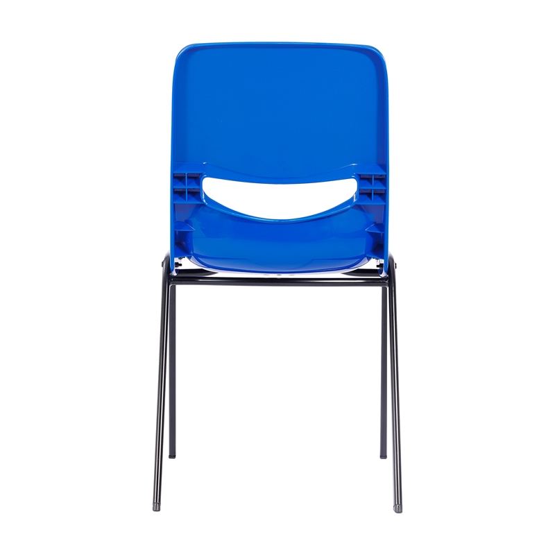 Ergonomic Heavy-Duty Flex Comfort Classroom Stack Chair in Navy
