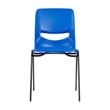 Ergonomic Heavy-Duty Flex Comfort Classroom Stack Chair in Navy