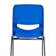 Ergonomic Heavy-Duty Flex Comfort Classroom Stack Chair in Navy