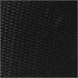 Indoor/Outdoor Stacking Steel Framed Black Wicker Dining Armchairs - 4 Pack
