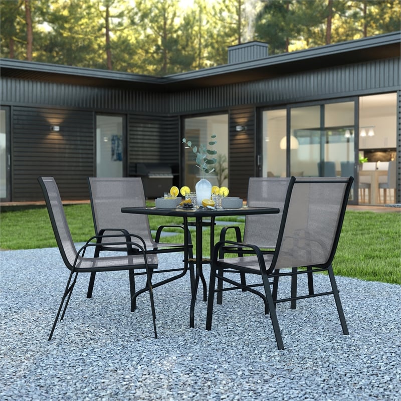 5 Piece Patio Dining Set - 31.5
