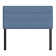 Universal Fit Tufted Upholstered Full Headboard in Blue Fabric