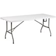 8' x 8' Blue Pop Up Canopy Tent and 6 Ft. Bi-Fold Table with Carrying Handle