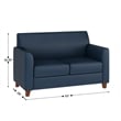 Reception Hospitality Set in Navy with Clean Line Stitched Frame