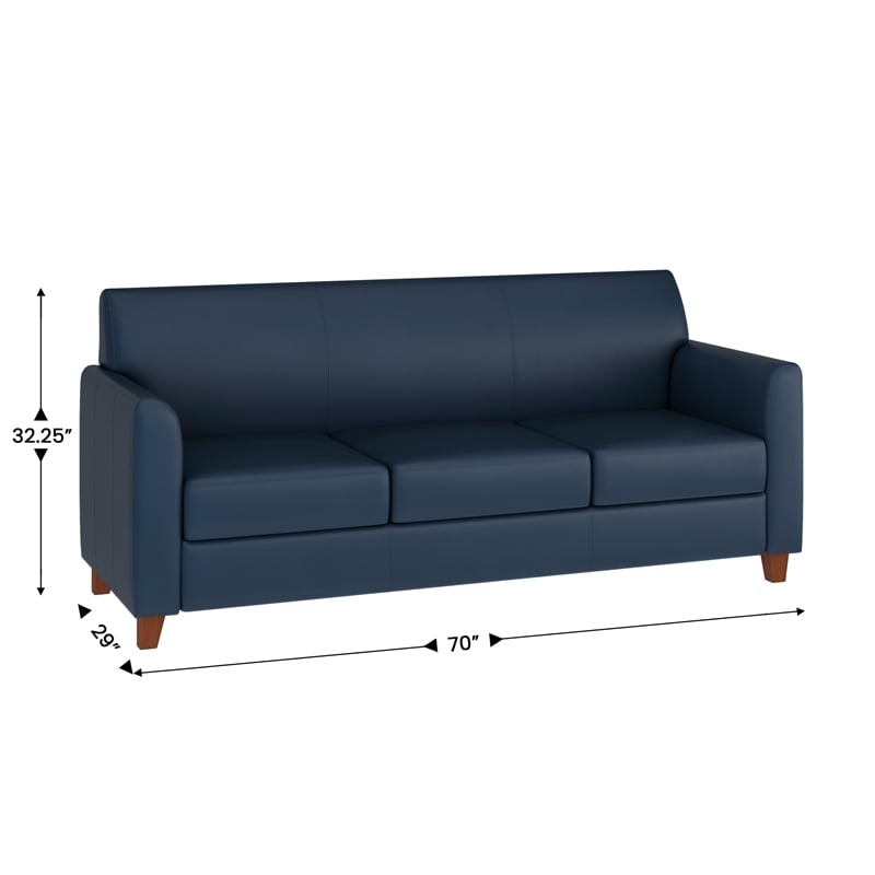 Reception Hospitality Set in Navy with Clean Line Stitched Frame