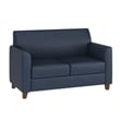 Reception Hospitality Set in Navy with Clean Line Stitched Frame