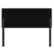 Universal Fit Tufted Upholstered Queen Headboard in Gray Fabric