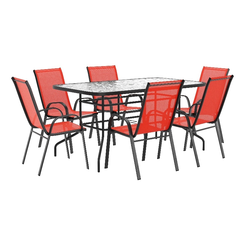7 Piece Patio Dining Set - 55