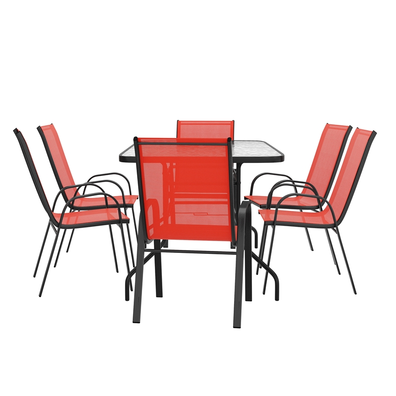 7 Piece Patio Dining Set - 55