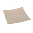 Weather Resistant 20' Rectangle Sun Shade Canopy with Included Nylon Ropes-Sand