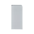 Wood Tray Top Receptacle in Gray - Commercial Grade Push Door Trash Can