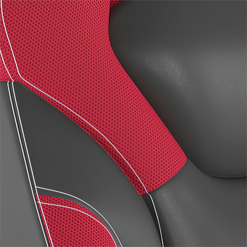 Office Gaming Chair with Skater Wheels & Flip Up Arms - Red LeatherSoft
