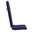 Set of 2 All-Weather High Back Adirondack Chair Cushions in Blue
