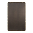 Large Rectangular Accent Mirror with 2 Inch Deep Iron Frame in Gold - 48